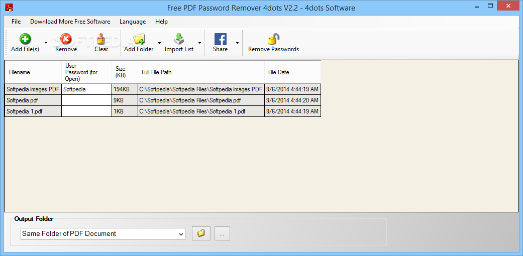 Pdf Password Remover Windows